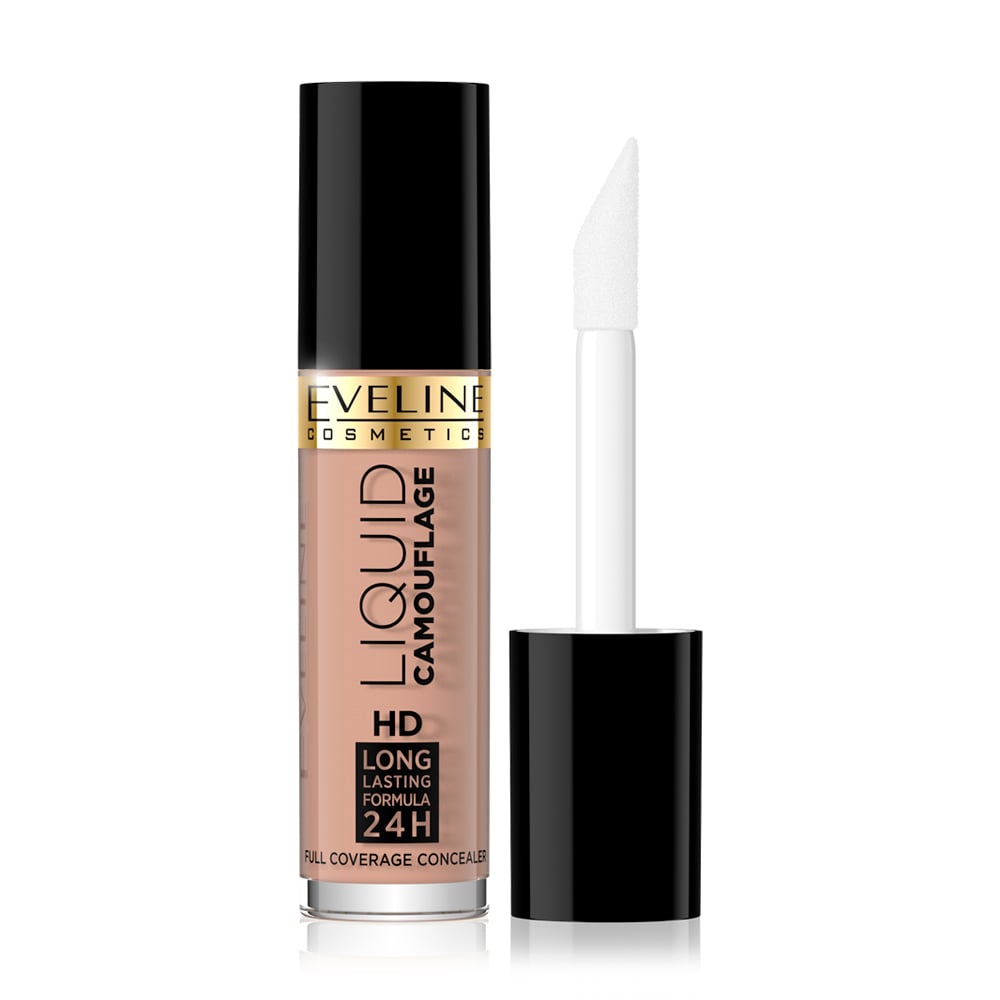 

Уцінка! Рідкий консилер для обличчя Eveline Cosmetics Liquid Camouflage HD Long Lasting Formula 24H, 07 Beige, 5 мл