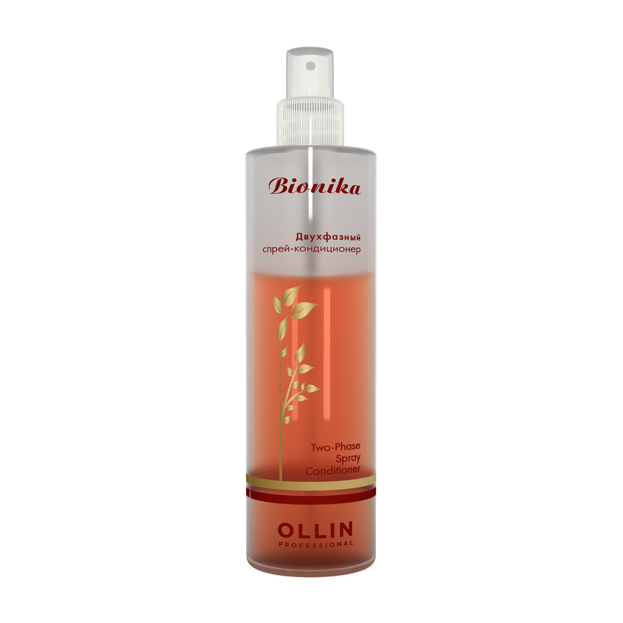 

Двофазний спрей-кондиціонер для волосся Ollin Professional Two-Phase Spray Conditioner Nutrition And Shine живлення і блиск, 250 мл