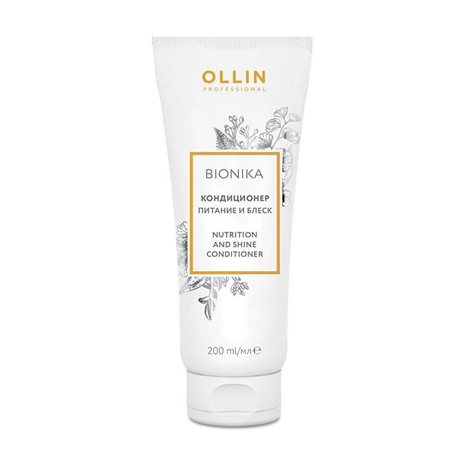 

Кондиціонер для волосся Ollin Bionika Nutrition and Shine Conditioner Живлення та блиск, 200 мл