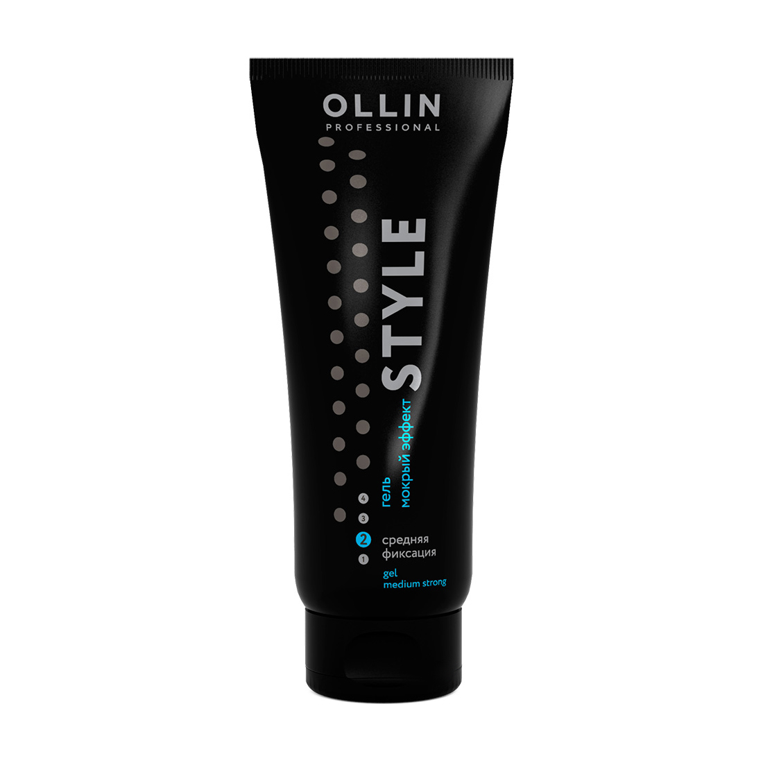 

Гель для укладання волосся Ollin Professional Ollin Style Gel Medium Strong Мокрий ефект, середньої фіксації, 200 мл