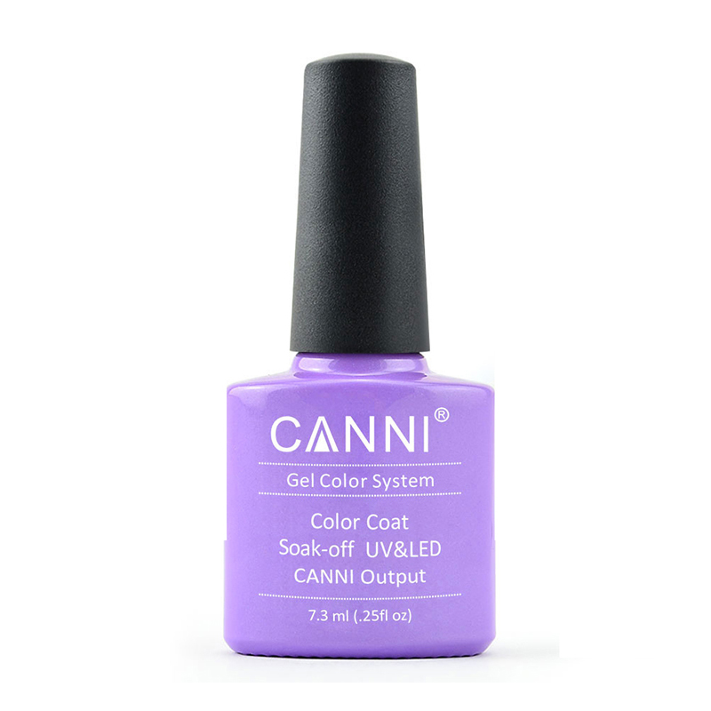 

Уцінка! Гель-лак для нігтів Canni Gel Color System Color Coat Soak-off UV&LED 226 Світлий ліловий з шимером, 7.3 мл
