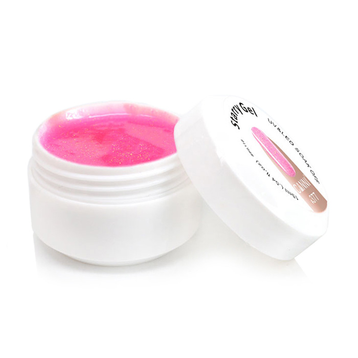 

Уцінка! Глітерний гель для нігтів Canni Starry Gel Зоряний пил, 377, 15 мл