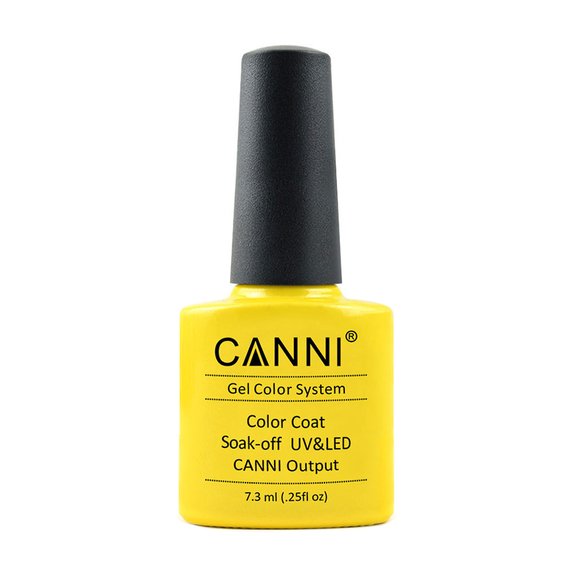 

Уцінка! Гель-лак для нігтів Canni Gel Color System Color Coat Soak-off UV&LED 001 Жовтий, 7.3 мл