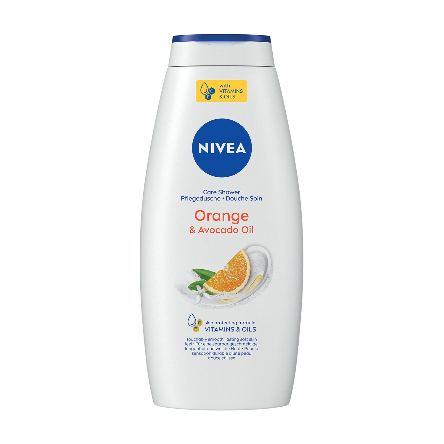 

Гель-догляд для душу NIVEA Orange & Avocado Oil Апельсин та олія авокадо, 750 мл
