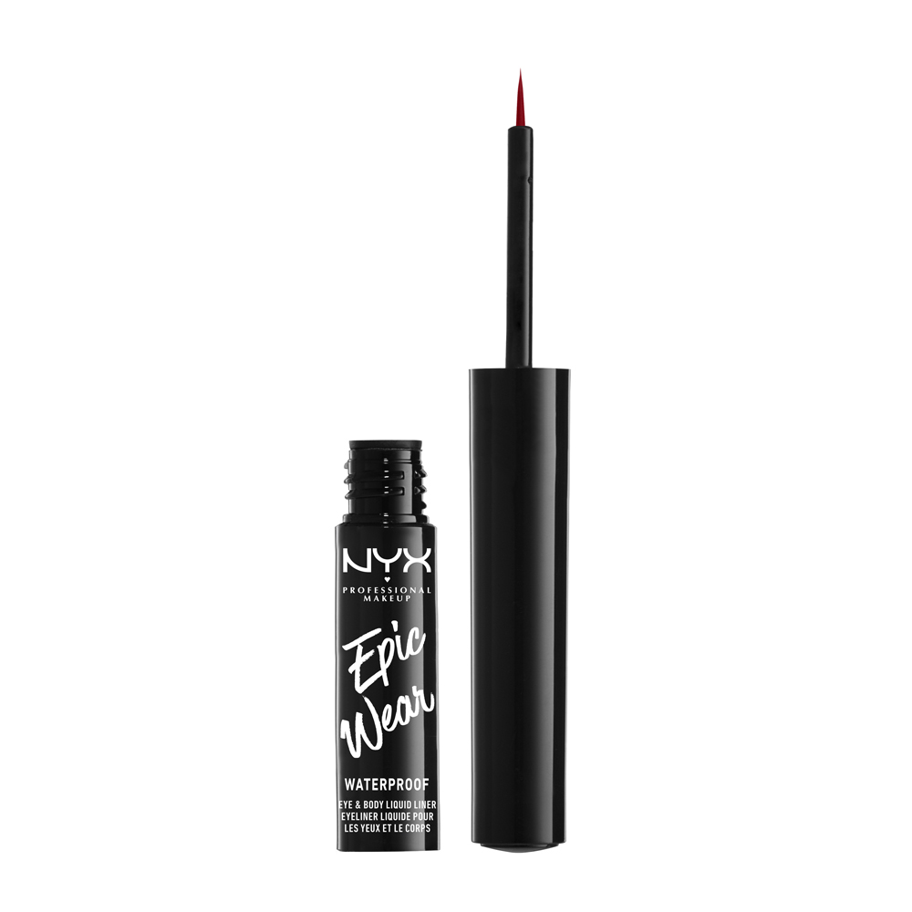 

Водостійка рідка підводка для очей NYX Professional Makeup Epic Wear Waterproof Eye & Body Long-Wear Liquid Liner 07 Red, 3.5 мл