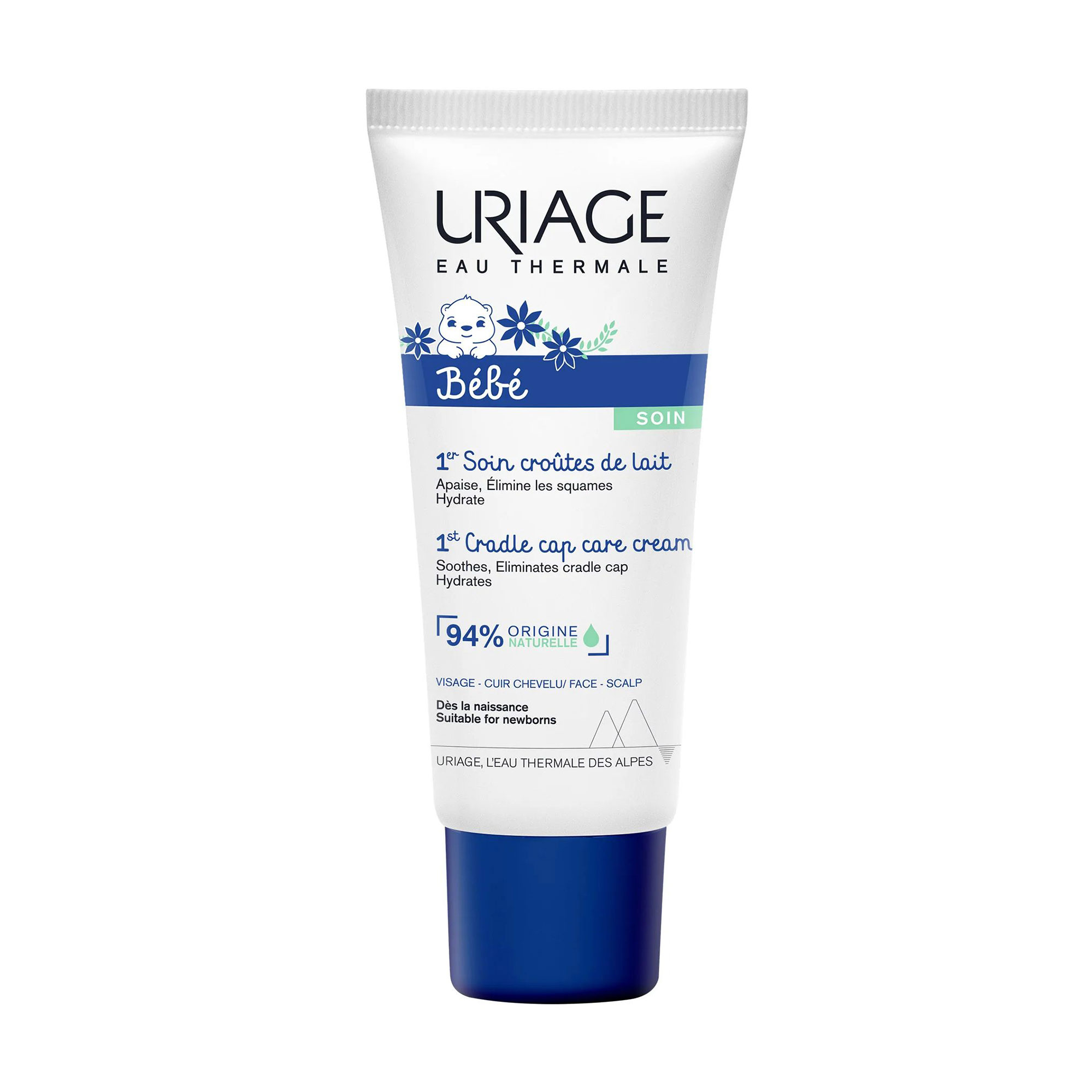 

Дитячий крем Uriage Baby Cradle Cap Skincare регулювальний, проти молочних кірочок, 40 мл