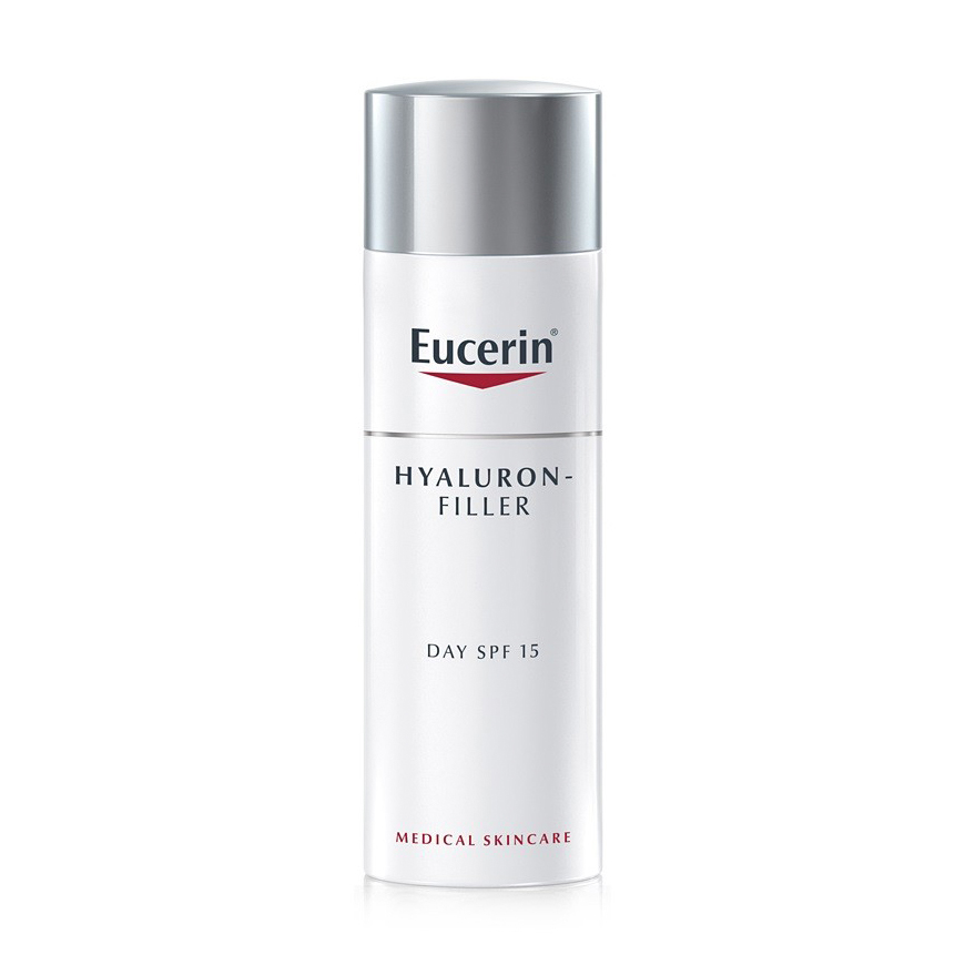 

Уцінка! Антивіковий крем для обличчя Eucerin Hyaluron Filler SPF15 для нормальної та комбінованої шкіри, 50 мл