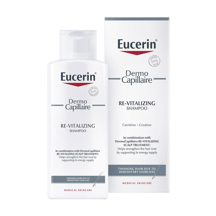 

Уцінка! Шампунь Eucerin DermoCapillaire Re-Vitalizing Shampoo проти випадіння волосся, 250 мл