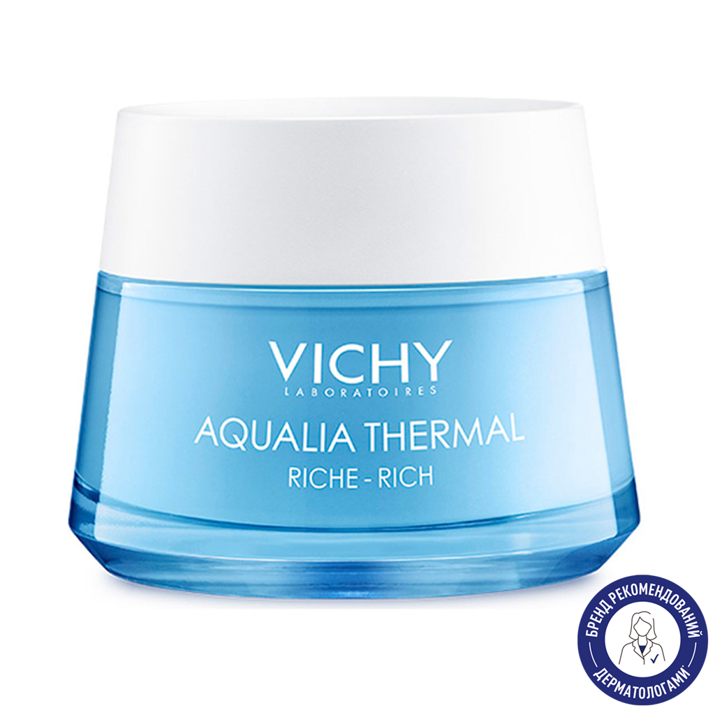 

Уцінка! Насичений крем для обличчя Vichy Aqualia Thermal Dynamic Rehydrating Cream Rich Динамічне зволоження, для сухої шкіри, 50 мл
