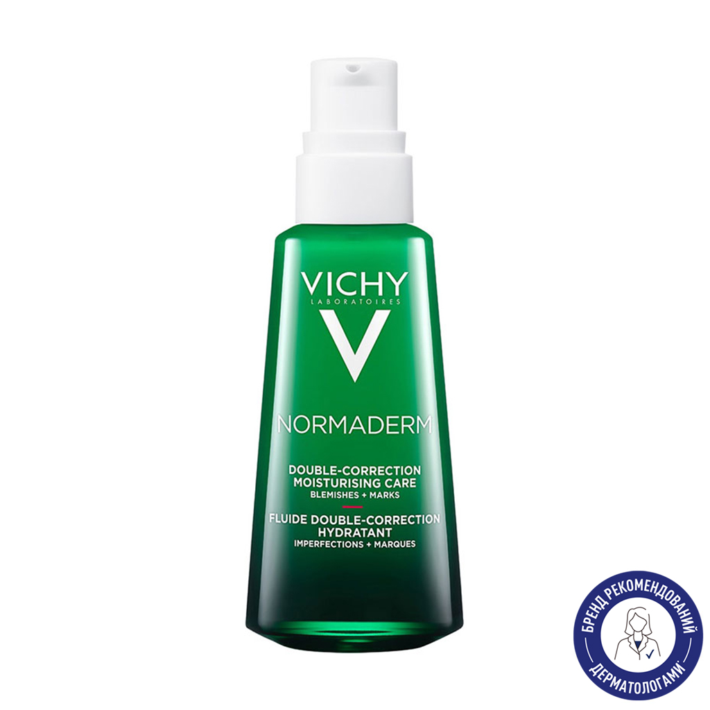 

Уцінка! Зволожувальний флюїд для обличчя Vichy Normaderm Phytosolution Double Correction Daily Care Moisturiser для жирної, схильної до недоліків шкіри, 50 мл