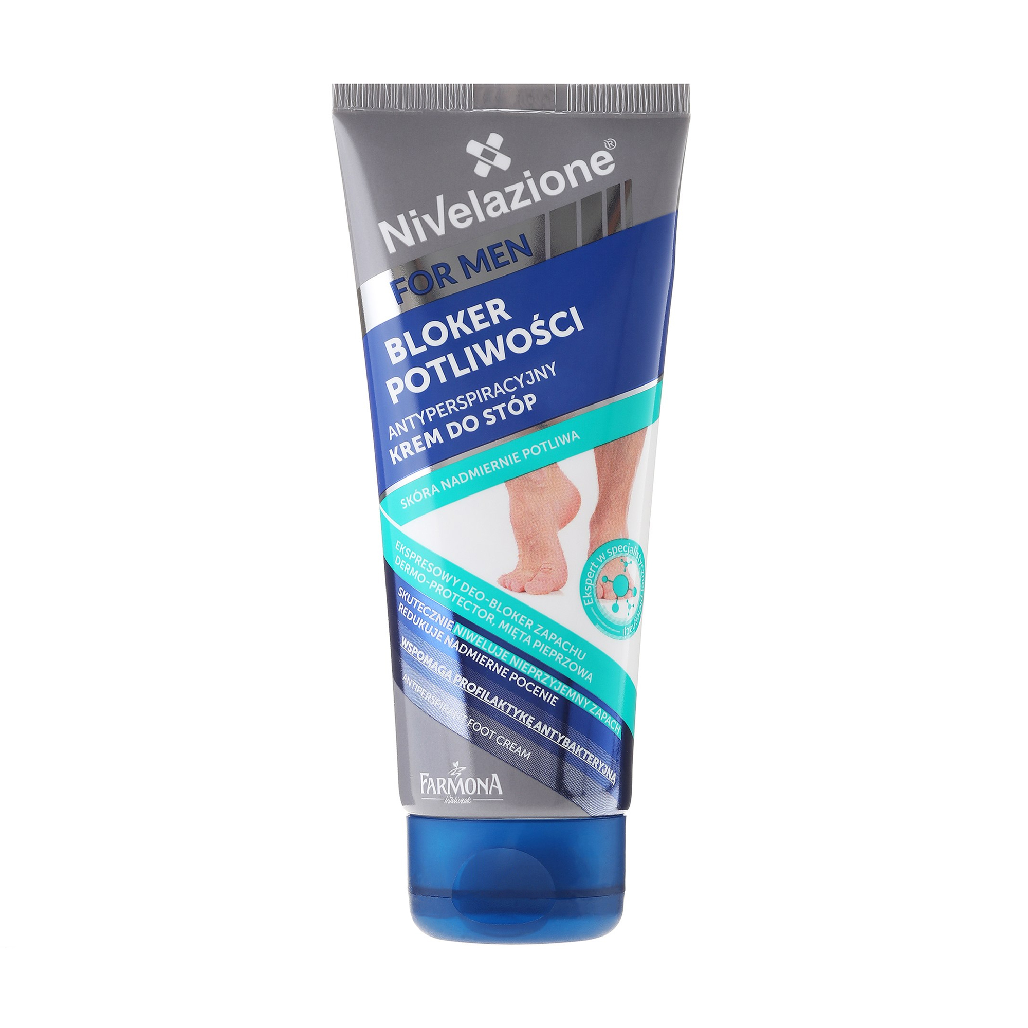 

Крем-антиперспірант для ніг Farmona Nivelazione For Men Antiperspirant Foot Cream чоловічий, 75 мл