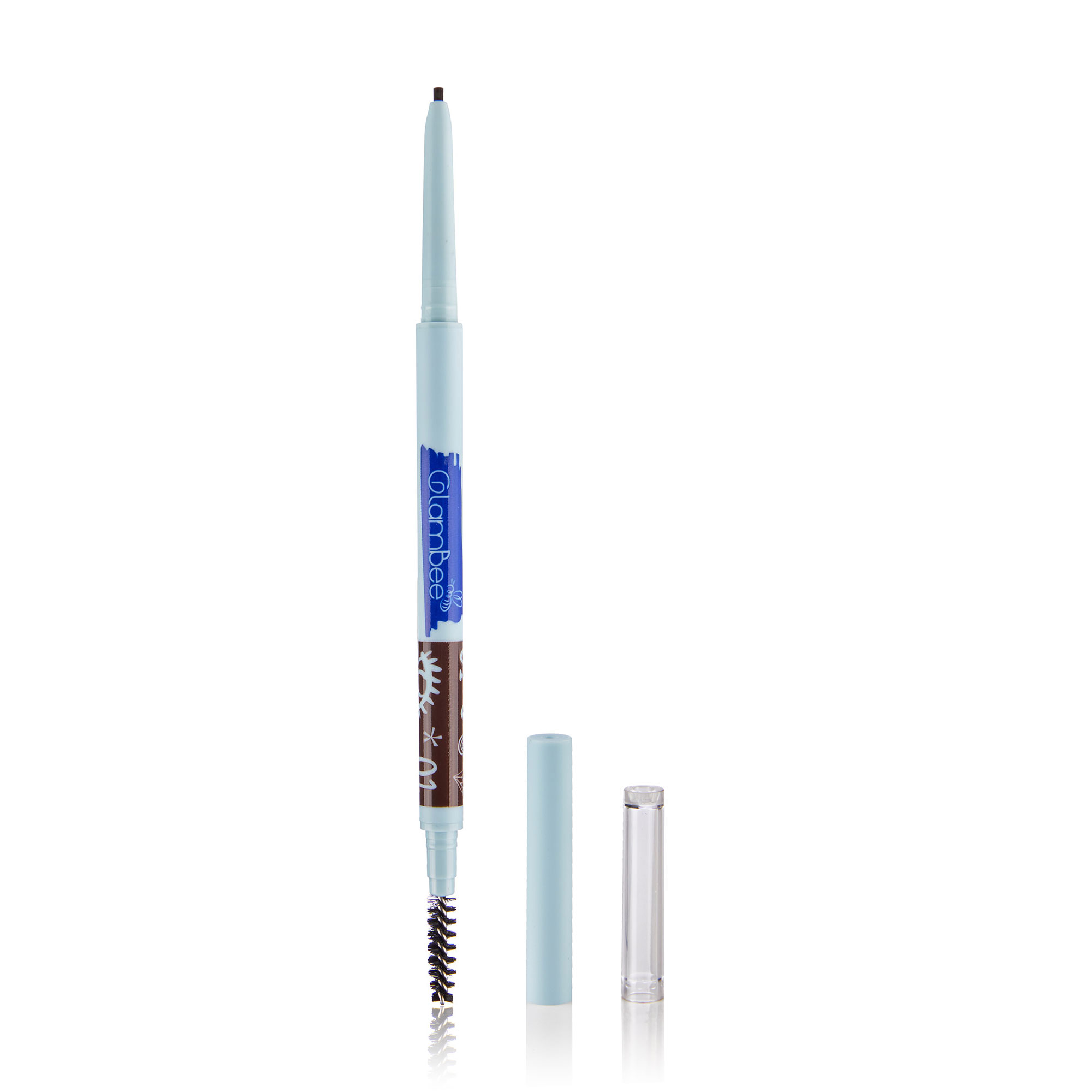 

Тонкий олівець для брів GlamBee Brow Pencil Slim механічний, 01, 0.1 г
