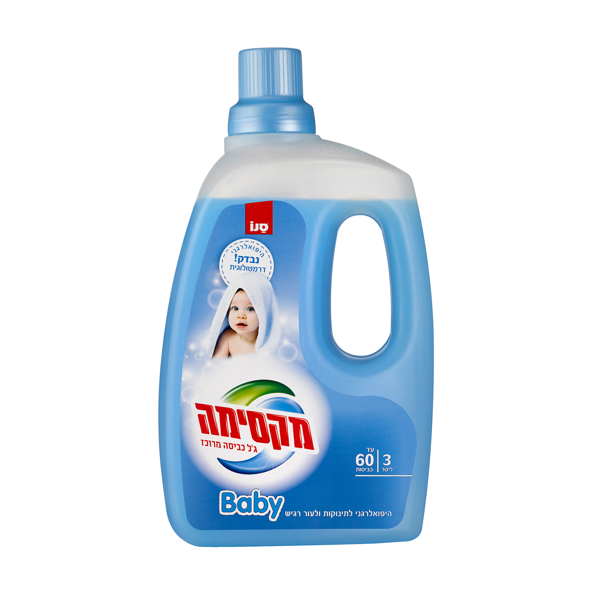 

Уцінка! Гель для прання дитячих речей Sano Baby 60 циклів прання, 3 л