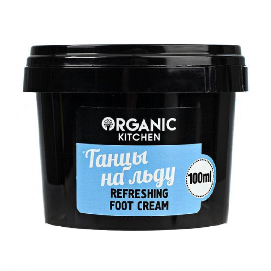 

Крем для ніг Organic Kitchen Refreshing Foot Cream Танці на льоду, освіжаючий, 100 мл