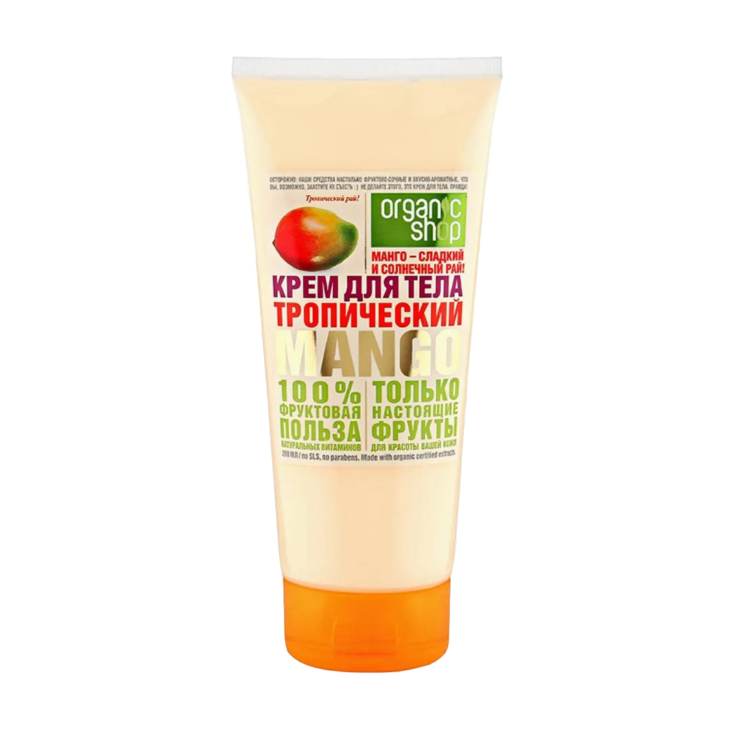 

Крем для тіла Organic Shop Body Cream Mango Тропічне манго, 200 мл