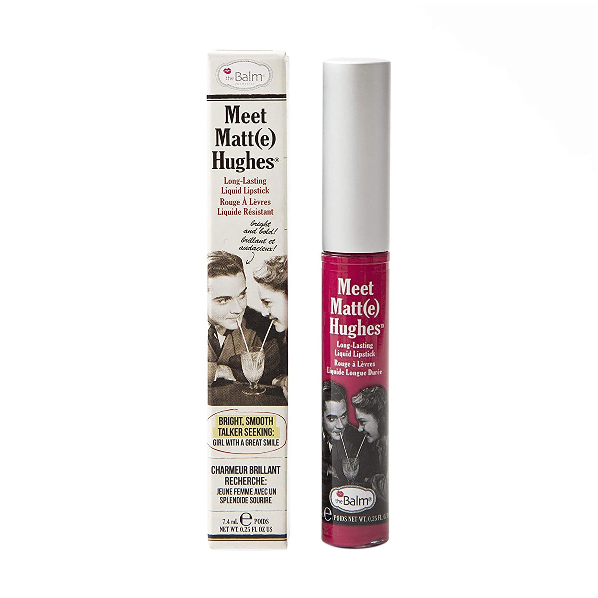 

Рідка матова помада для губ theBalm Meet Matt(e) Hughes Long-Lasting Liquid Lipstick, Sentimental, 7.4 мл