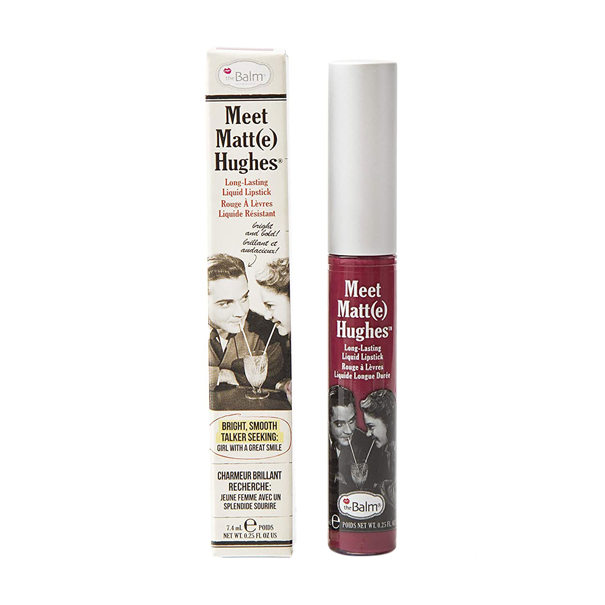 

Уцінка! Рідка матова помада для губ theBalm Meet Matt(e) Hughes Long-Lasting Liquid Lipstick, Dedicated, 7.4 мл