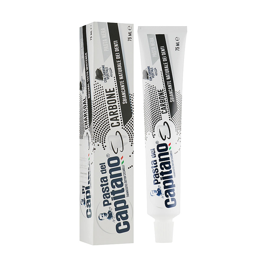 

Уцінка! Зубна паста Pasta del Capitano Carbone з вугіллям, 75 мл