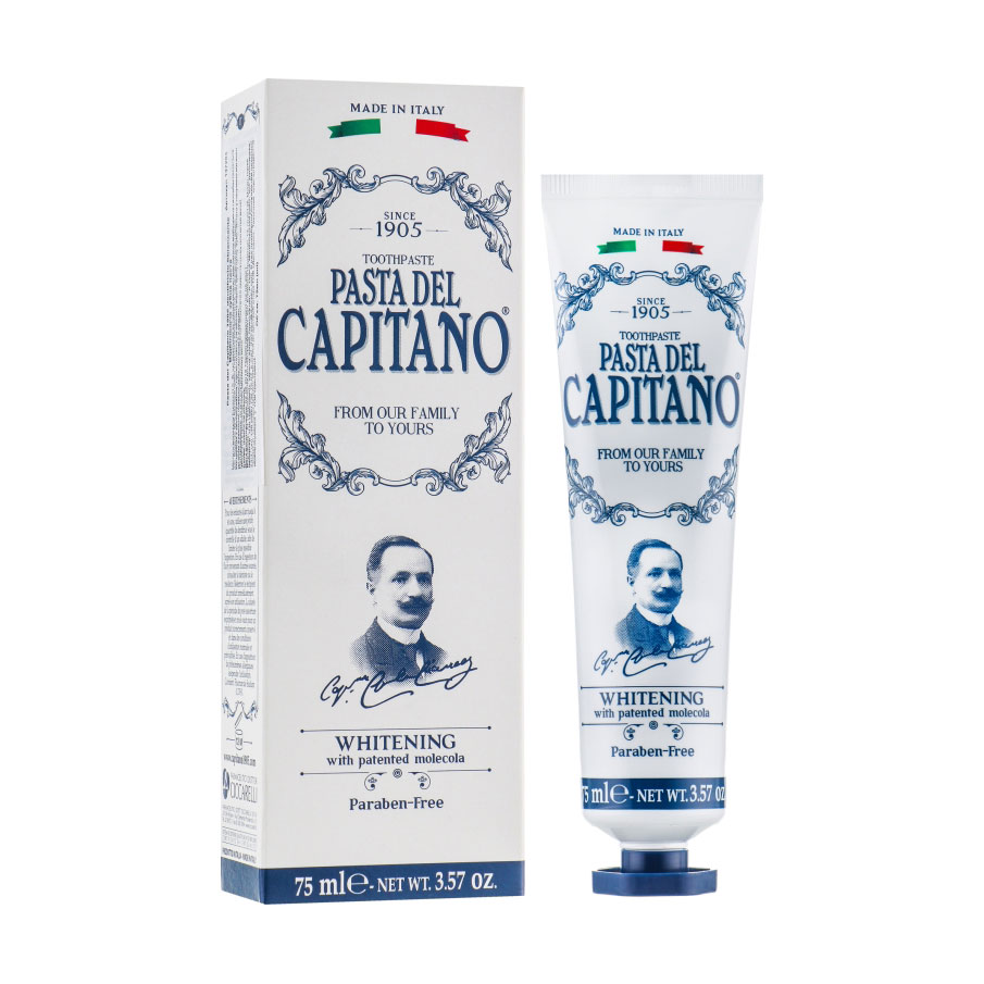 

Уцінка! Відбілювальна зубна паста Pasta del Capitano Whitening 1905, 75 мл