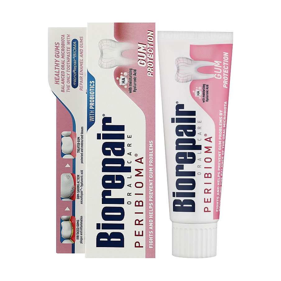 

Уцінка! Зубна паста Biorepair Oral Care PERIBIOMA, Захист ясен, 75 мл