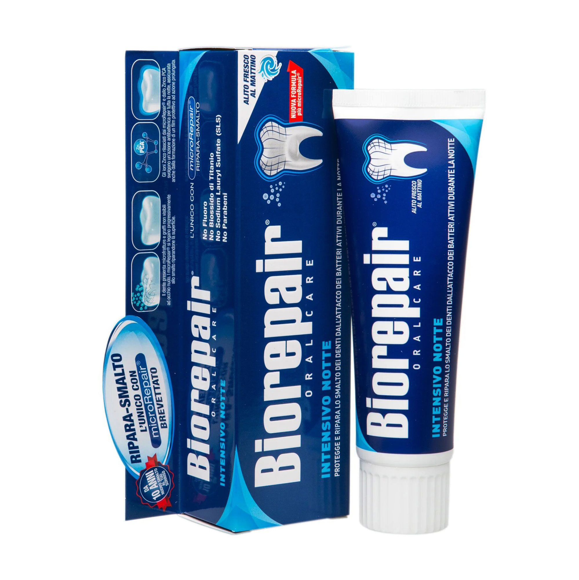

Зубна паста BioRepair Oral Care Intensive Night Repair Інтенсивне нічне відновлення, 75 мл