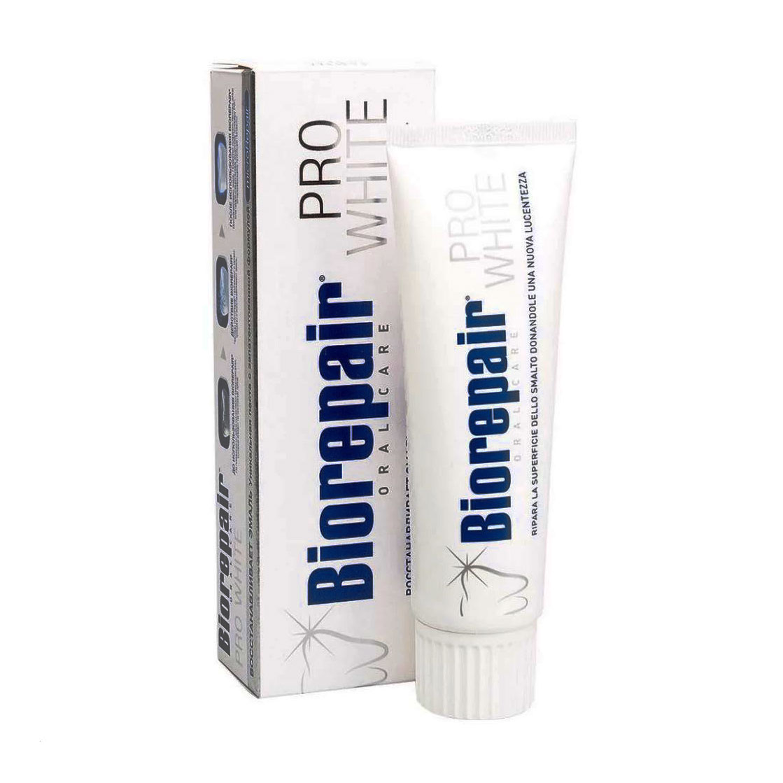 

Уцінка! Зубна паста Biorepair Oral Care Pro White Відбілювальна, 75 мл