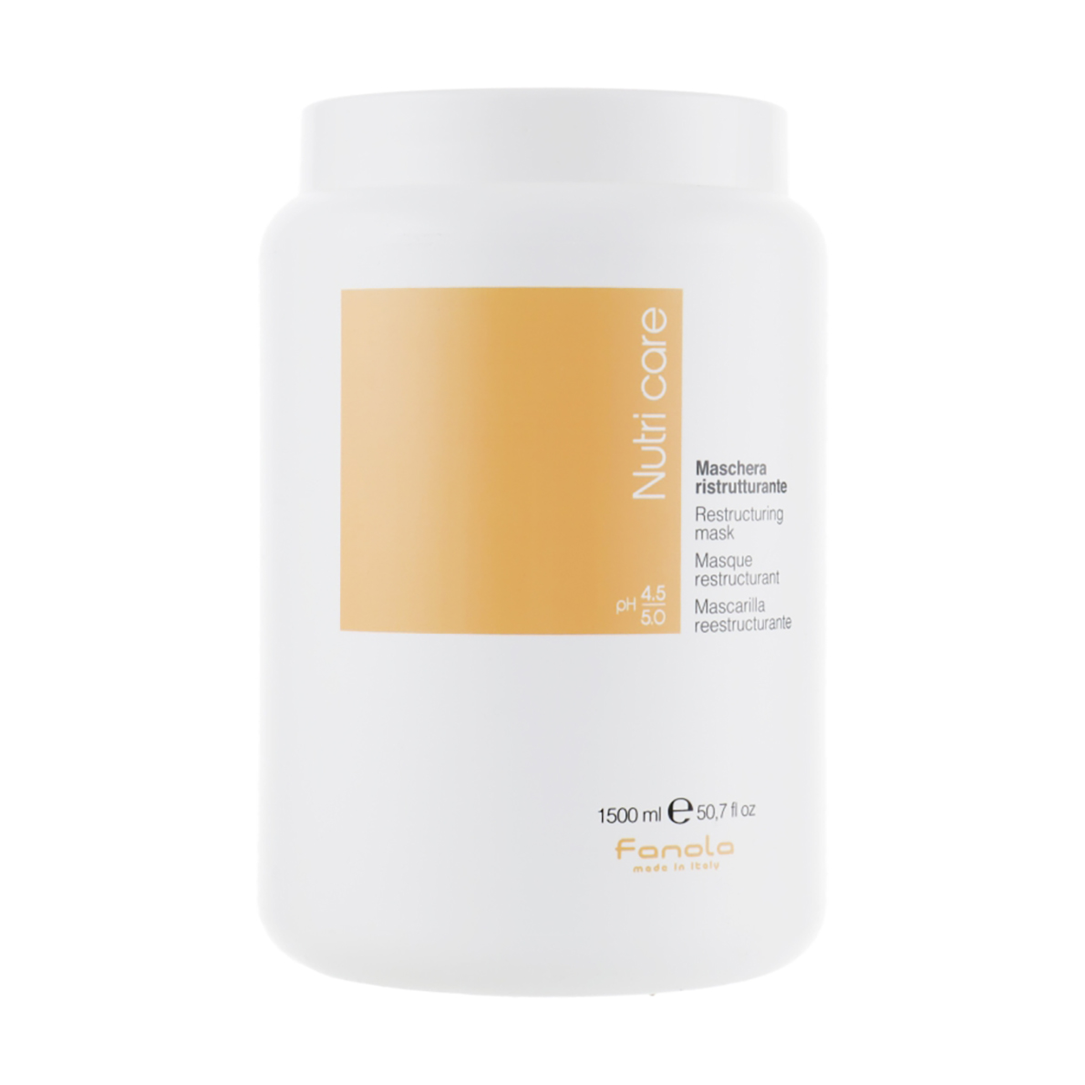 

Уцінка! Реструктурувальна маска Fanola Nourishing Restructuring Mask для сухого та пошкодженого волосся, 1.5 л