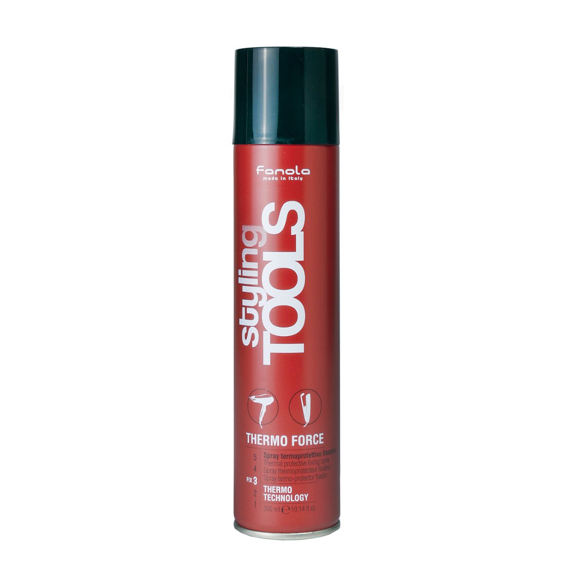 

Спрей для волосся Fanola Styling Tools Thermo Force Thermal Protective Fixing Spray з фіксацією і термозахистом, 300 мл