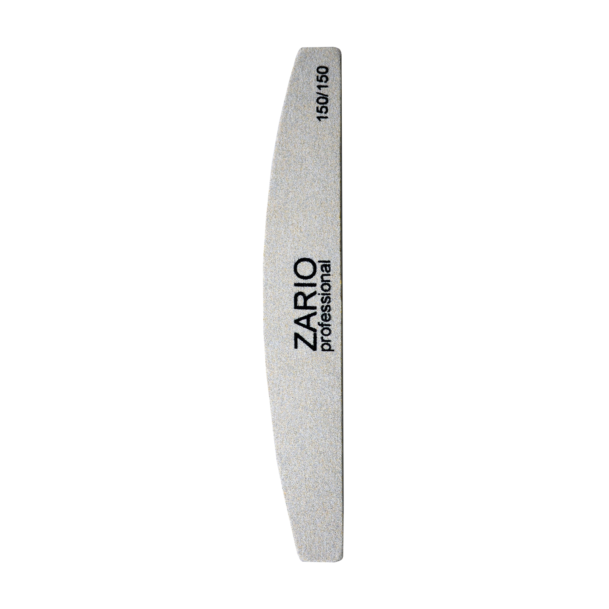 

Тонка пилка для нігтів Zario Professional150/150 грит № 020 (місяць)