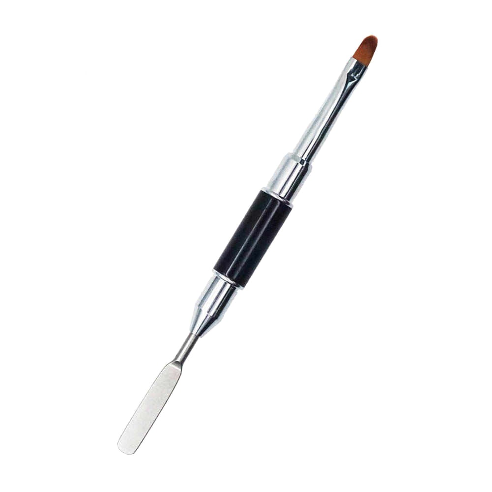 

Пензлик-шпатель для полігелю та акрил-гелю Avenir Cosmetics двосторонній