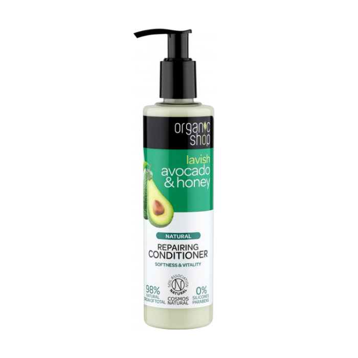 

Бальзам для волосся Organic Shop Lavish Avocado & Honey Repairing Conditioner, 280 мл