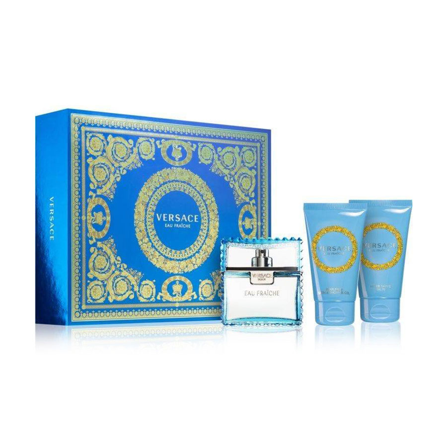 

Уцінка! Парфумований набір чоловічий Versace Man Eau Fraiche (туалетна вода, 50 мл + гель для душу, 50 мл + бальзам після гоління, 50 мл)