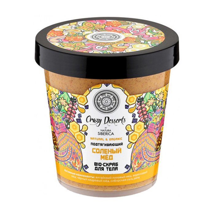 

Bio-Cкраб для тіла Natura Siberica Crazy Desserts Солоний мед, підтягувальний, 450 мл