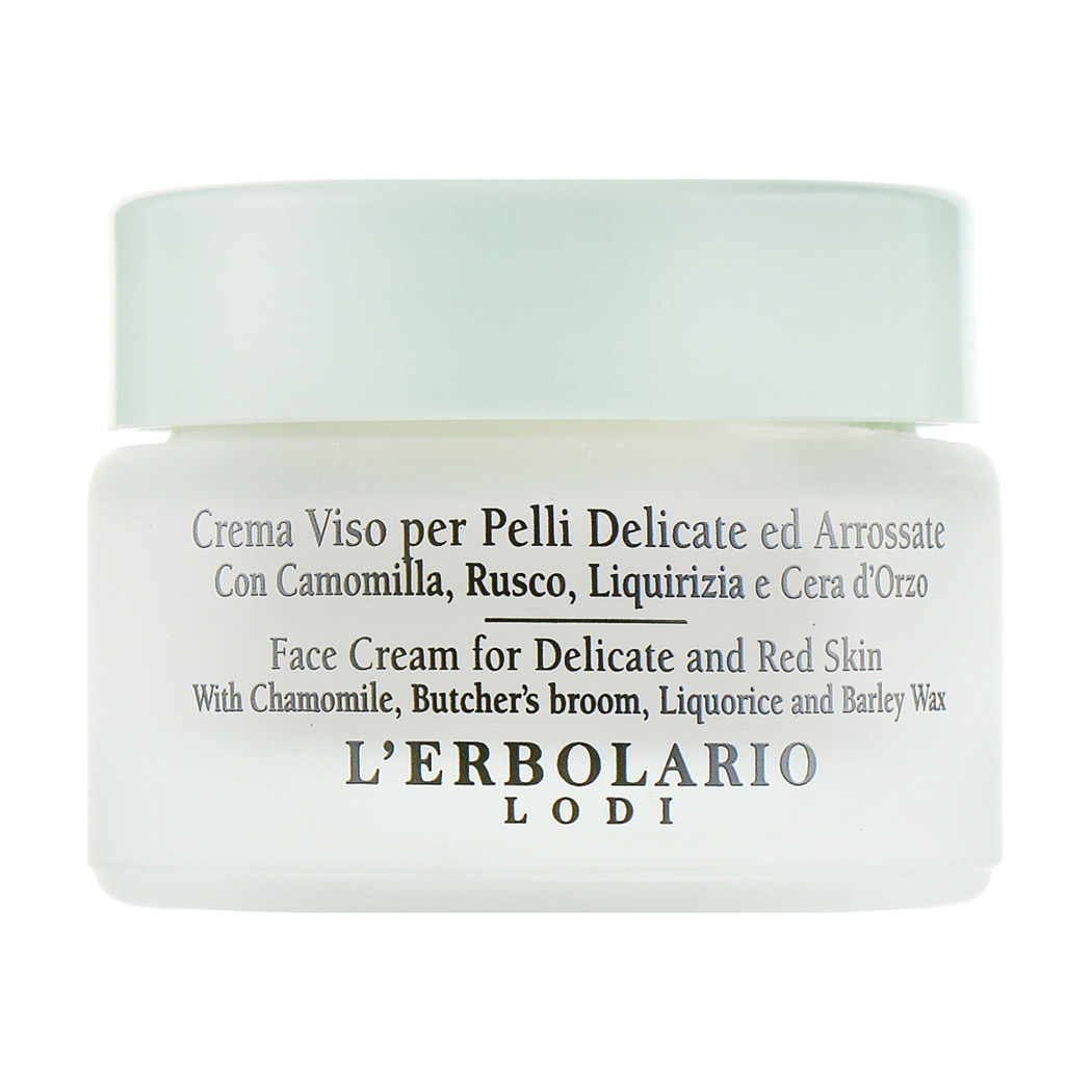 

Уцінка! Крем для обличчя L'Erbolario Crema Viso per Pelli Delicate ed Arrossate Con Camomilla, Rusco, Liquirizia для чутливої шкіри, 30 мл