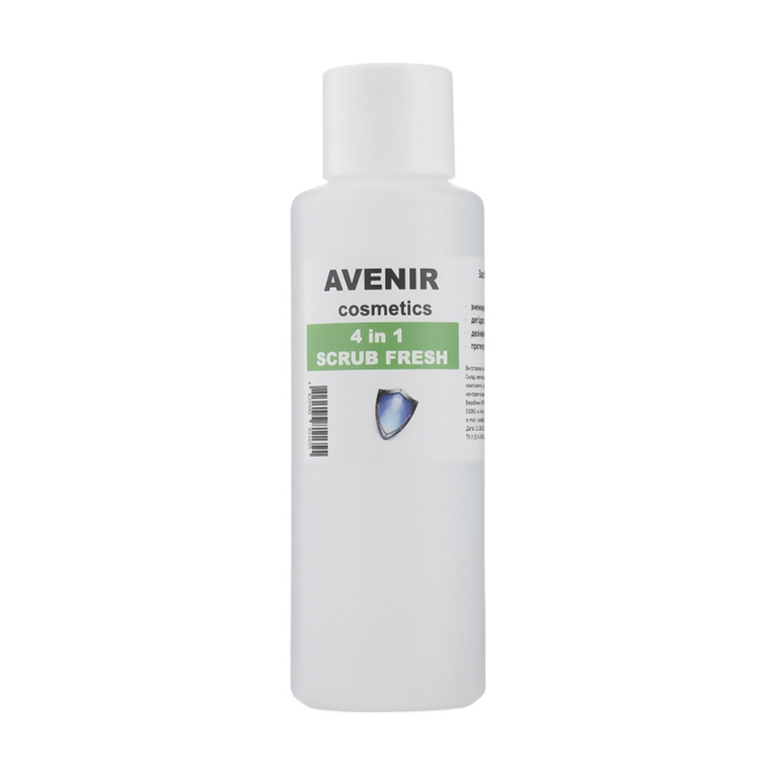 

Засіб для знежирення нігтів Avenir Cosmetics 4 in 1 Scrub Fresh, 100 мл