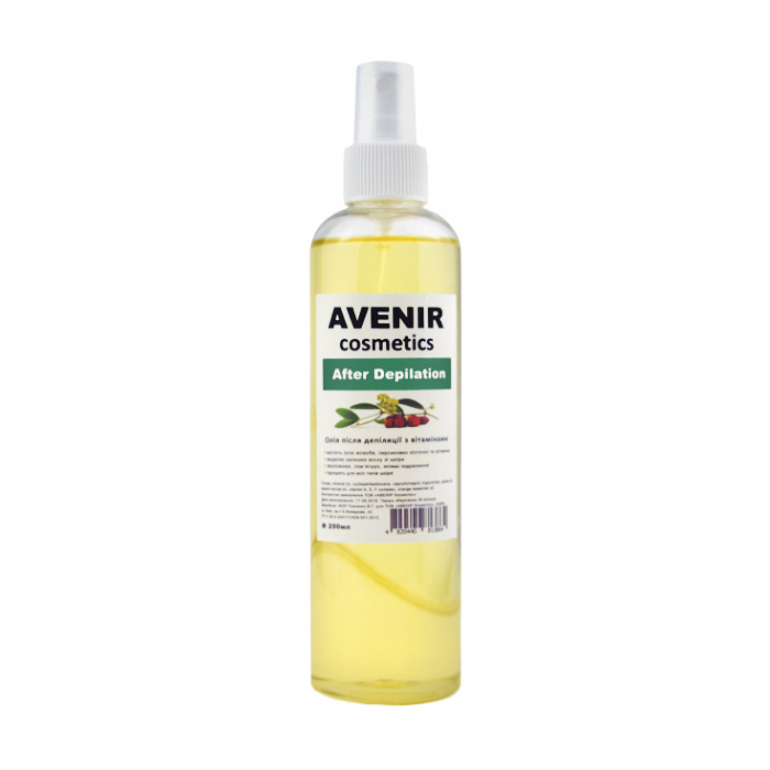 

Уцінка! Олія після депіляції Avenir Cosmetics After Depilation з вітамінами, 250 мл
