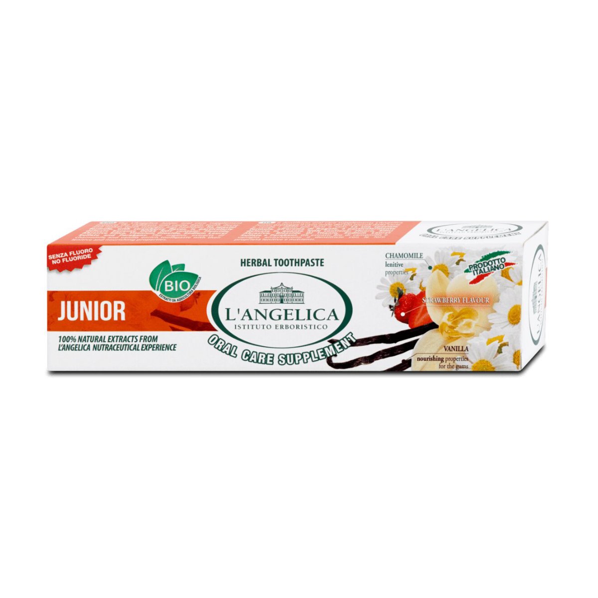 

Дитяча зубна паста L'Angelica Junior Oral Care Supplement Смак природи, 50 мл