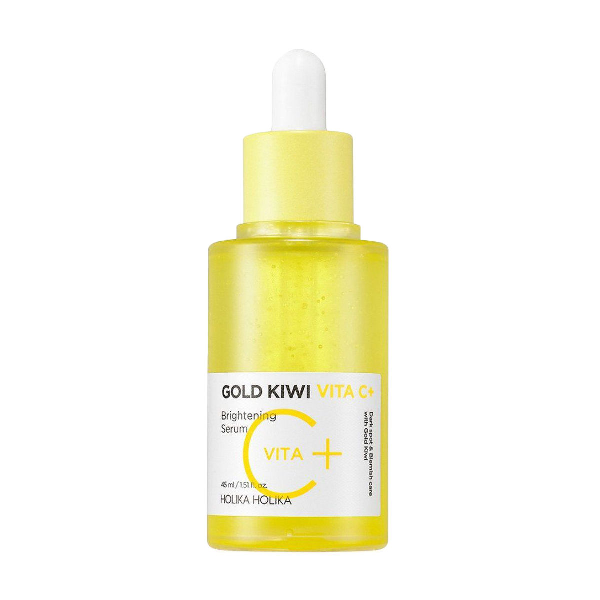 

Уцінка! Освітлювальна сиворотка для обличчя Holika Holika Gold Kiwi Vita C+, 45 мл