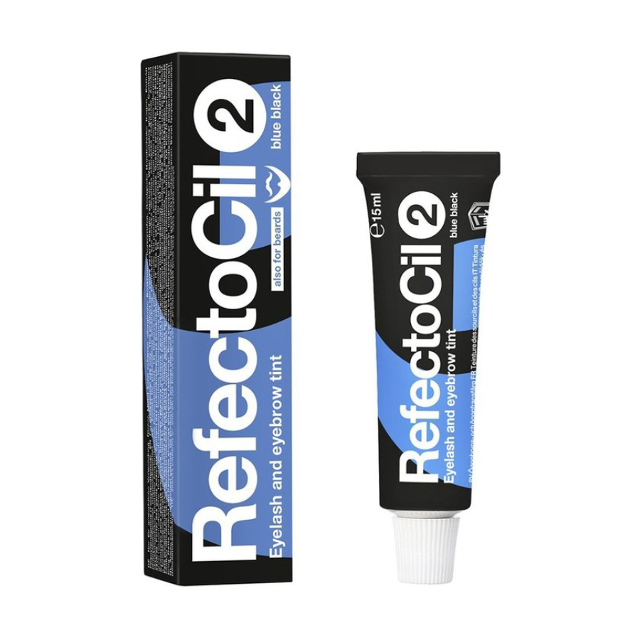 

Фарба для брів і вій RefectoCil Eyelash and Eyebrow 2.0 Blue Black, 15 мл