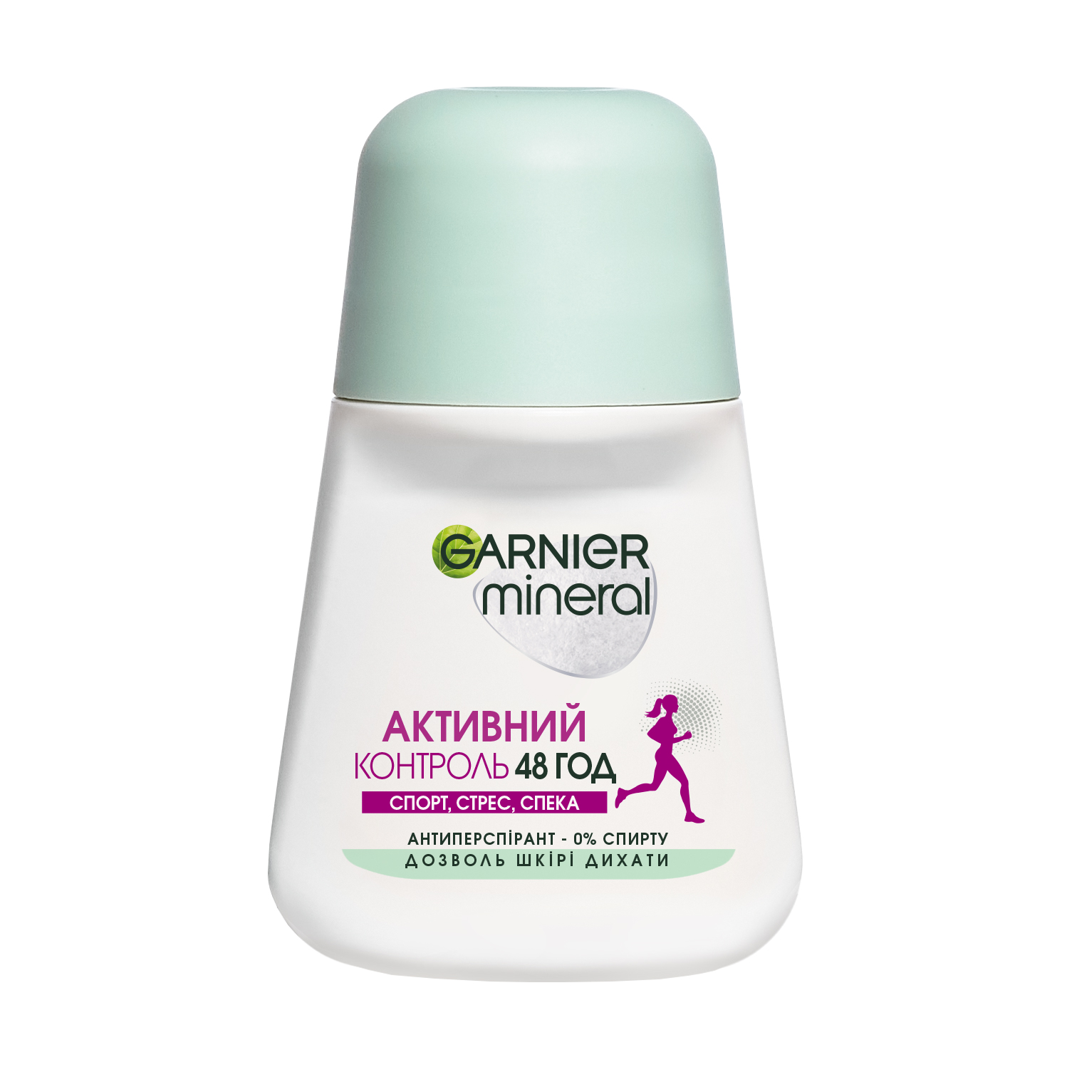 

Кульковий дезодорант-антиперспірант Garnier Mineral Активний Контроль, 48Н, спорт, стрес, спека, жіночий, 50 мл