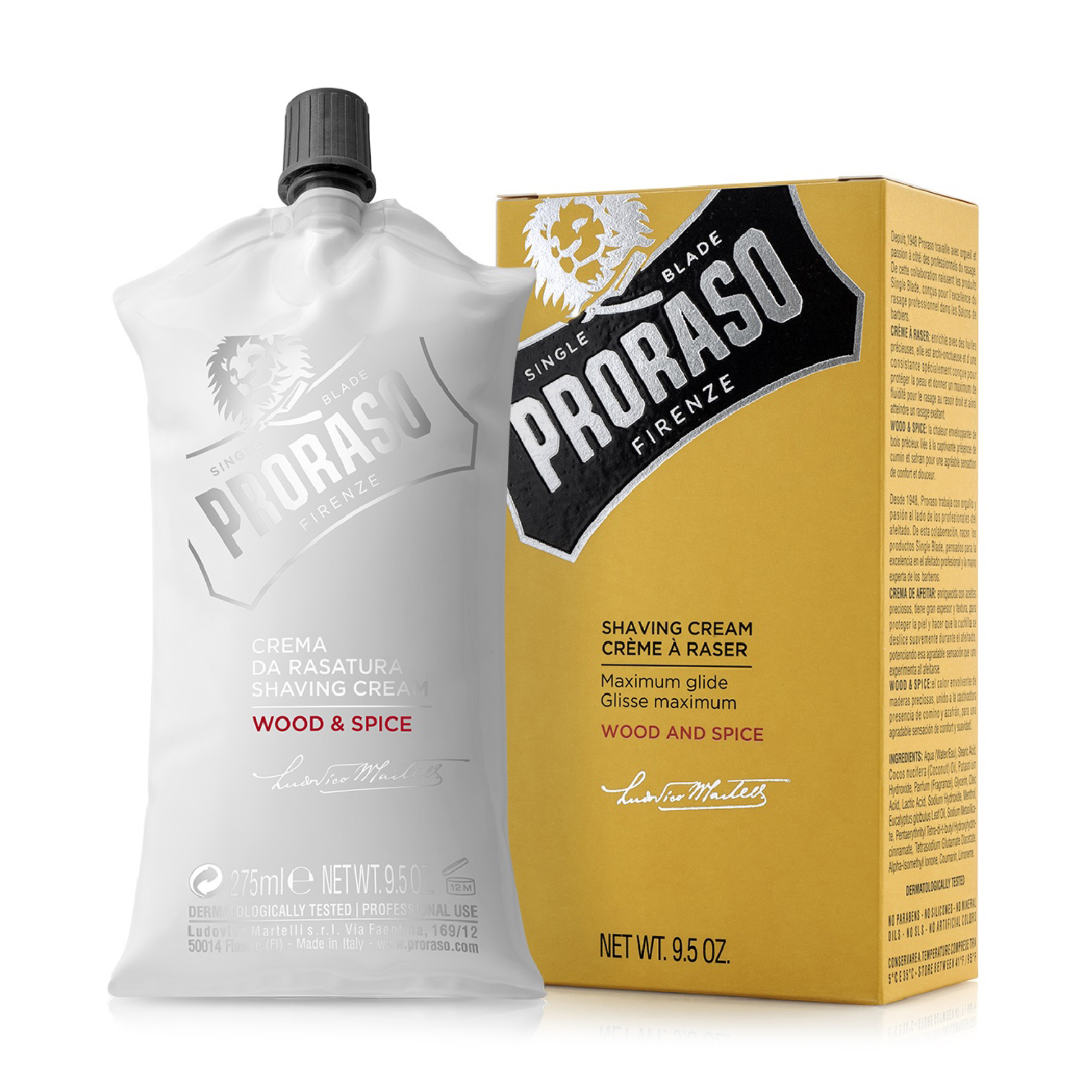 

Крем для гоління Proraso Wood and Spice, 275 мл