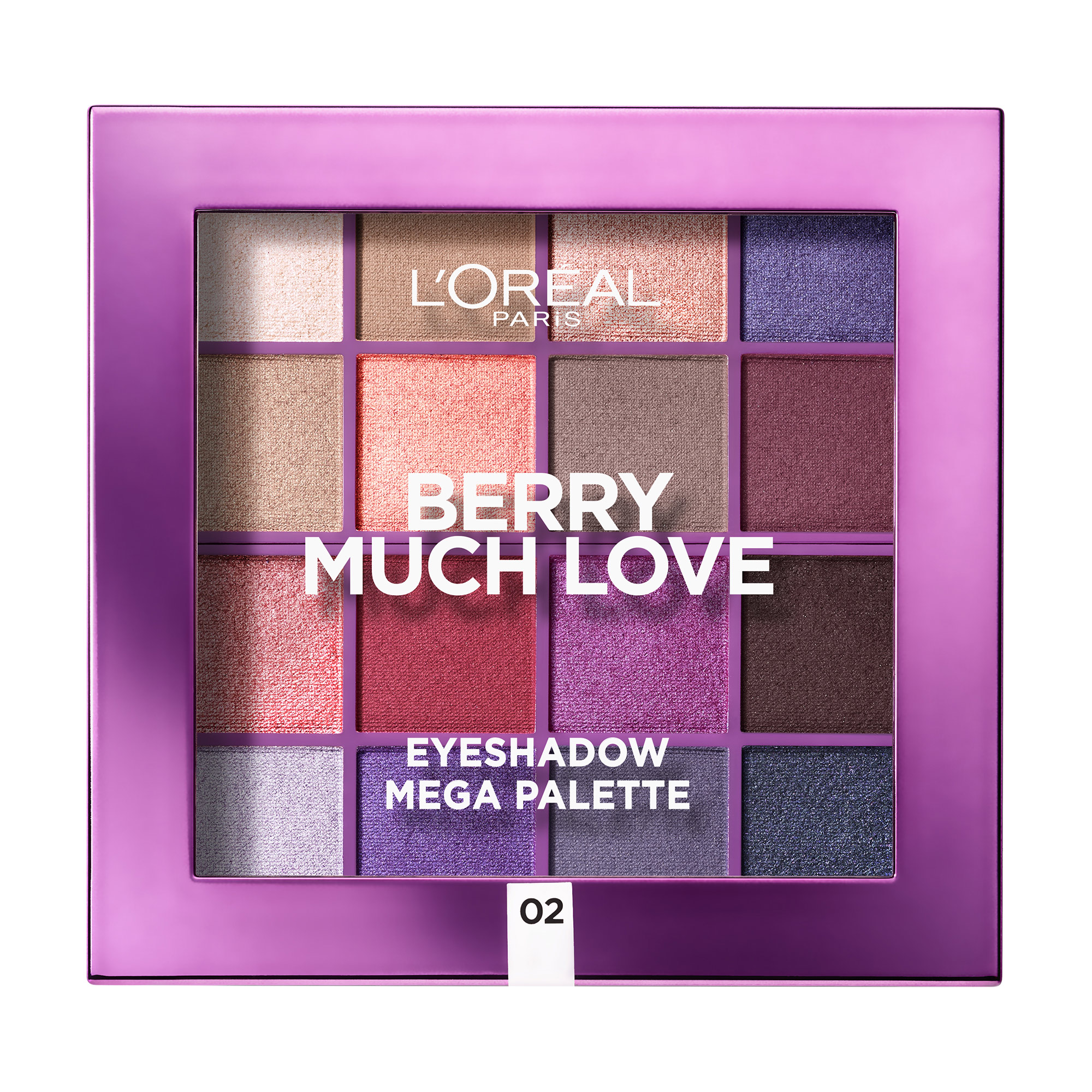 

Палетка тіней для повік L'Oreal Paris Berry Much Love Eyeshadow Mega Palette, 17 г