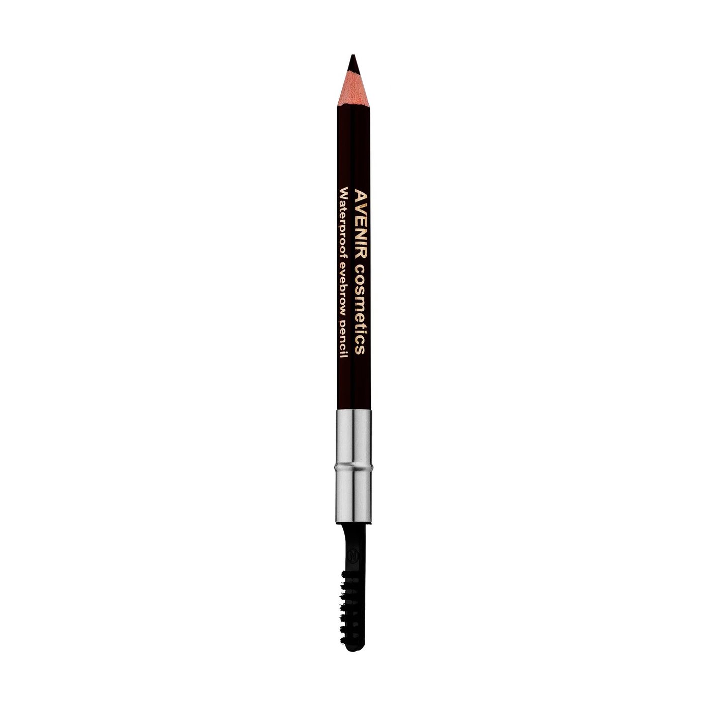 

Уцінка! Водостійкий олівець для брів Avenir Cosmetics Waterproof Eyebrow Pencil 72 Чорний з графітом, 1.6 г