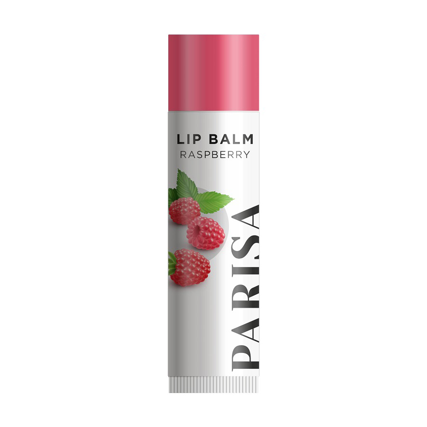 

Гігієнічна помада для губ Parisa Cosmetics Raspberry Lip Balm LB-01 Малина, 4.5 г