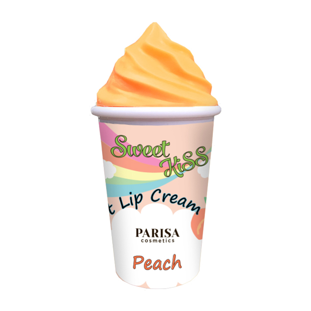 

Бальзам-крем для губ Parisa Cosmetics Lip Cream Peach LB-07 Морозиво, Персик, 7 г