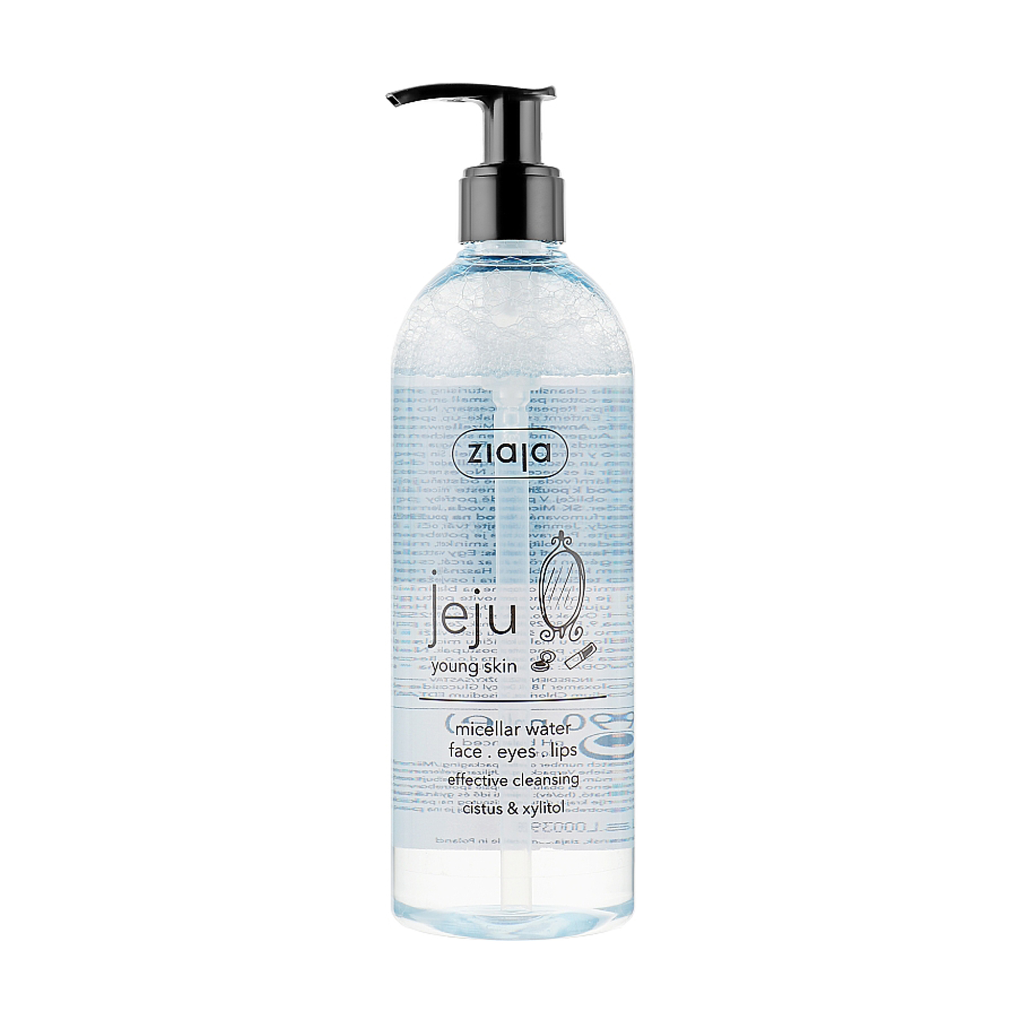

Уцінка! Міцелярна вода для обличчя, очей та губ Ziaja Jeju Micellar Water Young Skin для молодої шкіри, 390 мл