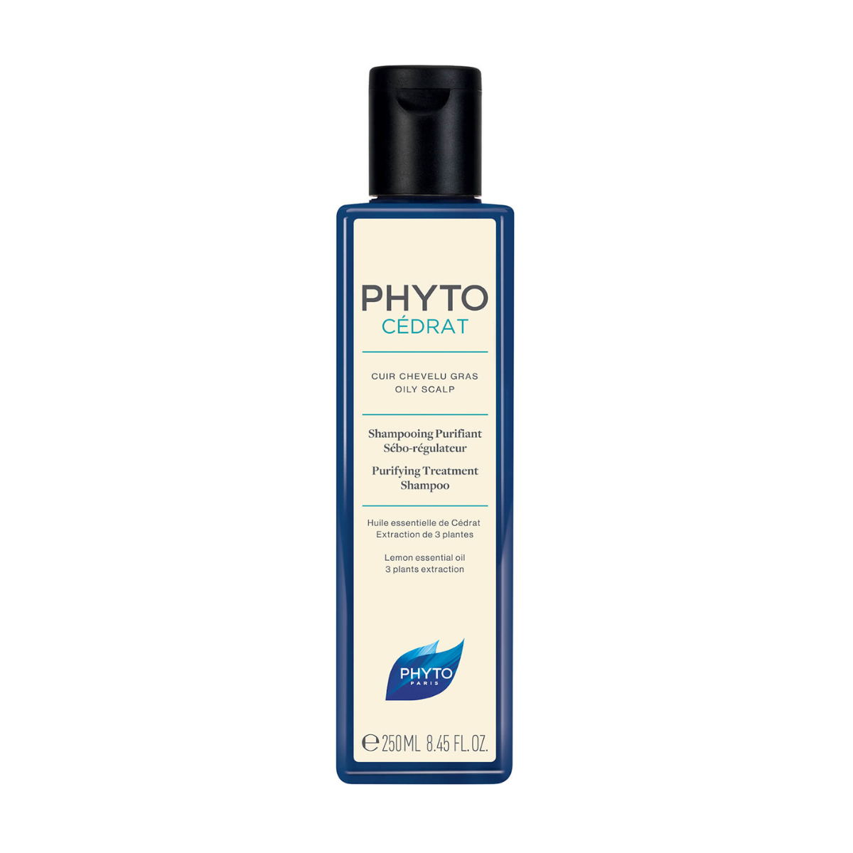 

Шампунь для волосся Phyto Phytocedrat Purifying Treatment Shampoo зменшує секрецію шкірного сала, 250 мл