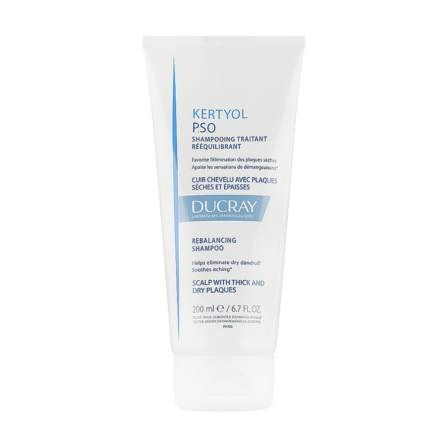 

Шампунь для волосся Ducray Kertyol P.S.O. для зменшення лущення шкіри голови, 200 мл