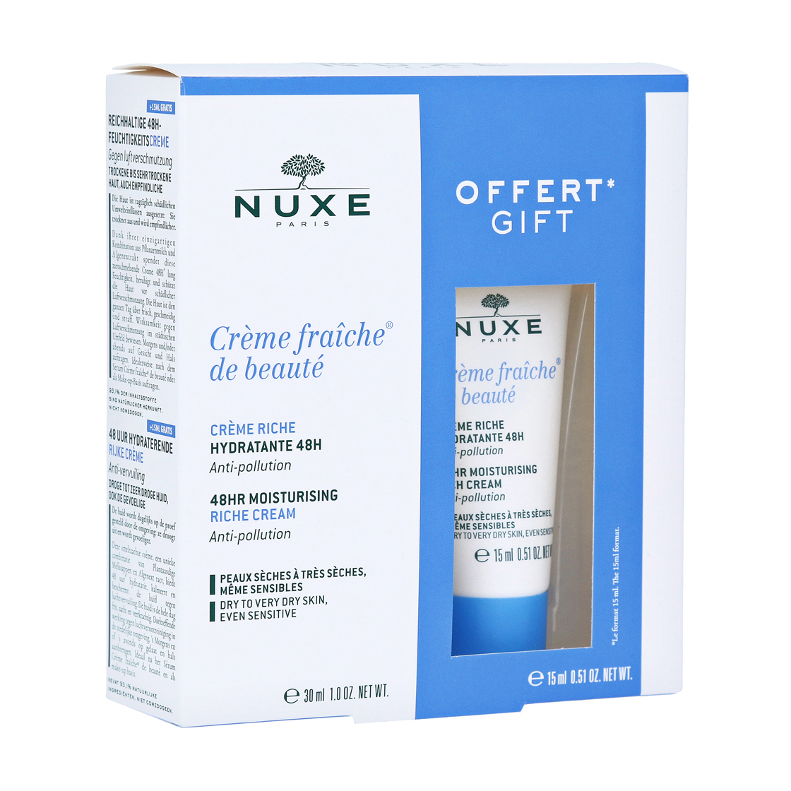 

Набір Nuxe Creme fraiche de beaute живильний (крем, 30 мл + крем, 15 мл)