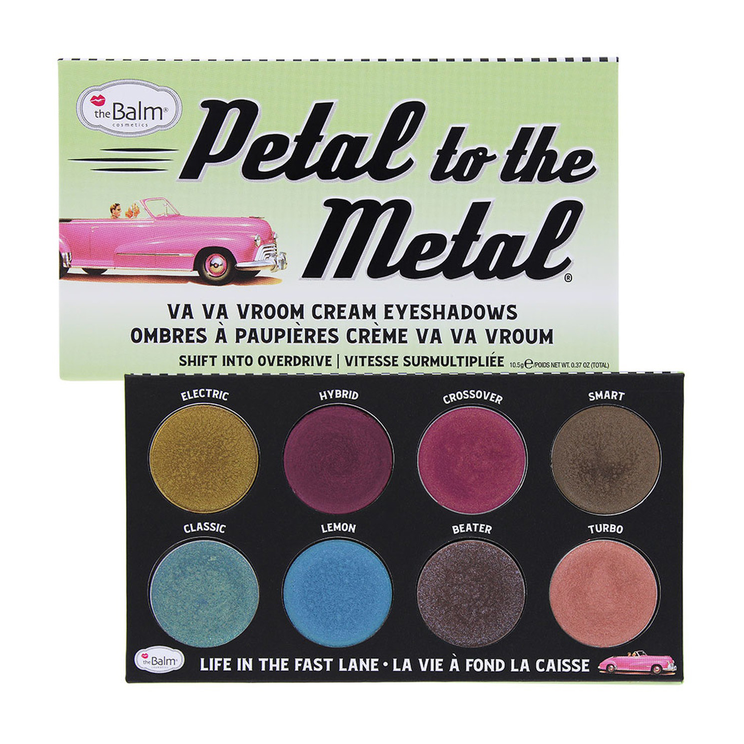

Палітра тіней для повік The Balm Petal To The Metal Shift Into Overdrive, 10.5 г